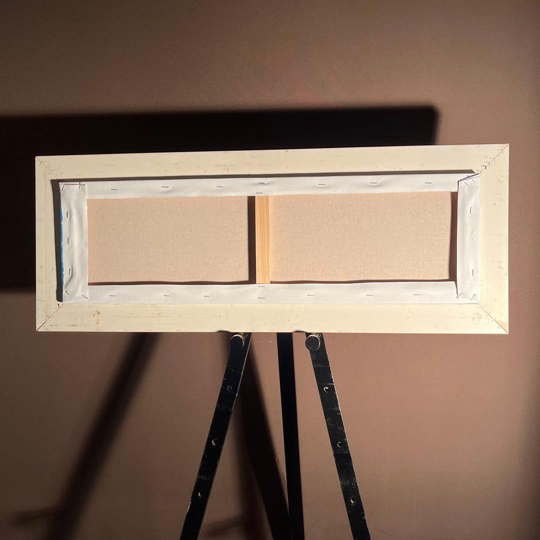 ☆秀作☆ 手描き油絵 ゴッホ 花咲くアーモンドの枝 額付 肉筆絵画 油彩