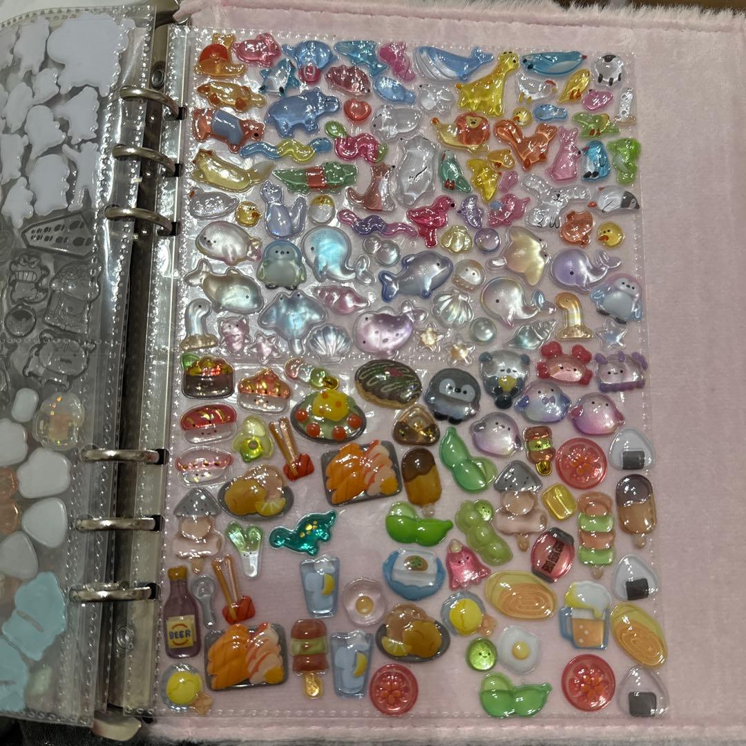 シール帳完成品　　ボンボンドロップシール