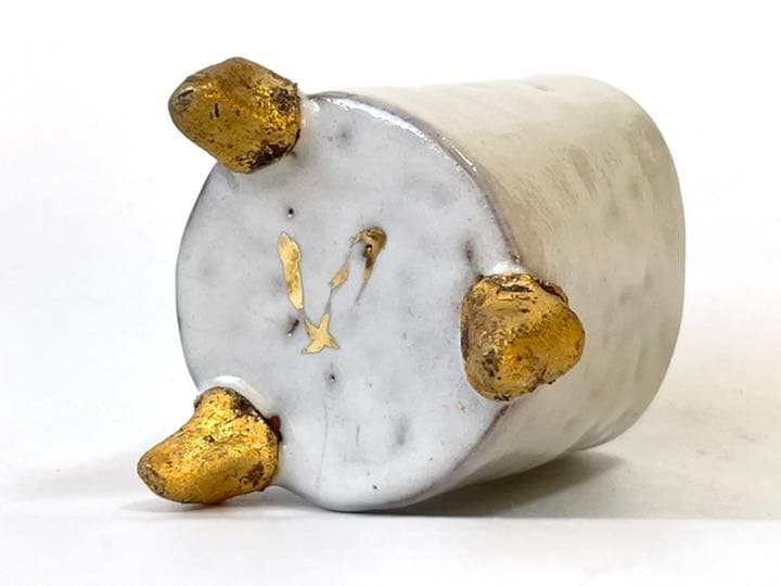 作家物 三輪和彦 萩焼 三つ足盃 筒盃 筒杯 ぐい呑 三輪休雪 ストア