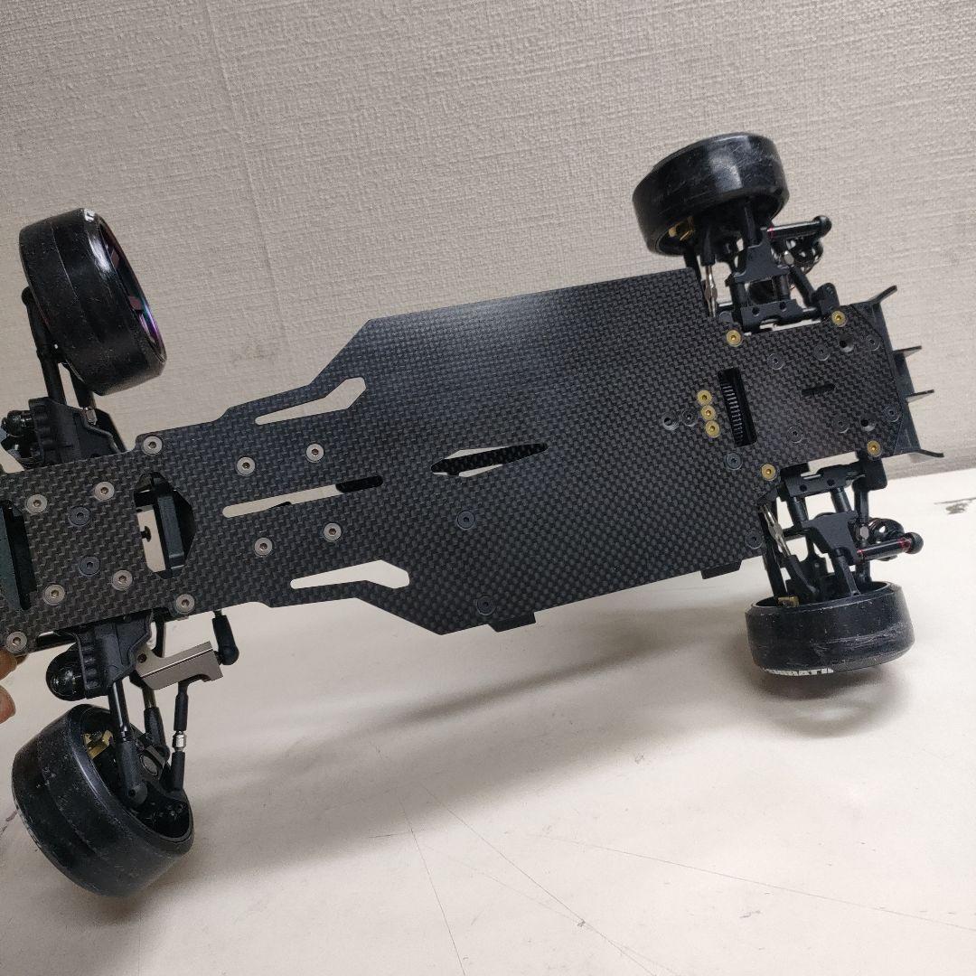 走行少】シバタ GRK5ドリフトシャーシ、オプション多数装備、部品多数付き