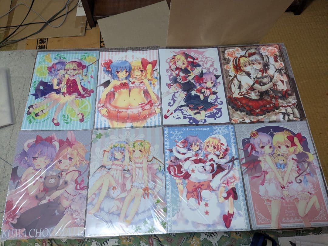 東方project　レミリア＆フラン　A4クリアファイルセット2 東方project レミリア＆フラン A4クリアファイルセット2