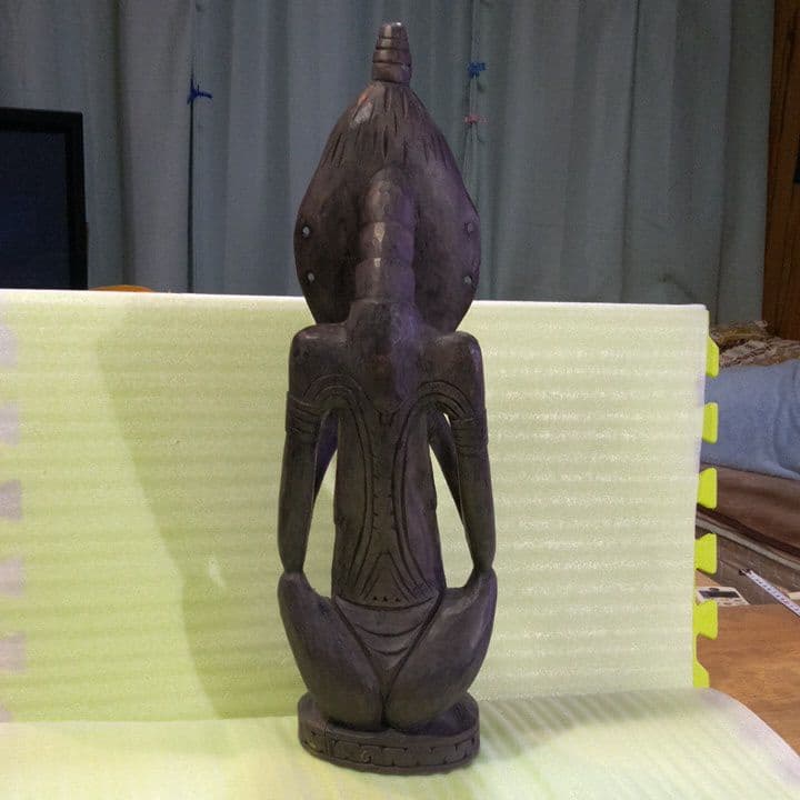 パプアニューギニア 木彫像 オブジェ 木製 木彫り 雑貨 インテリア