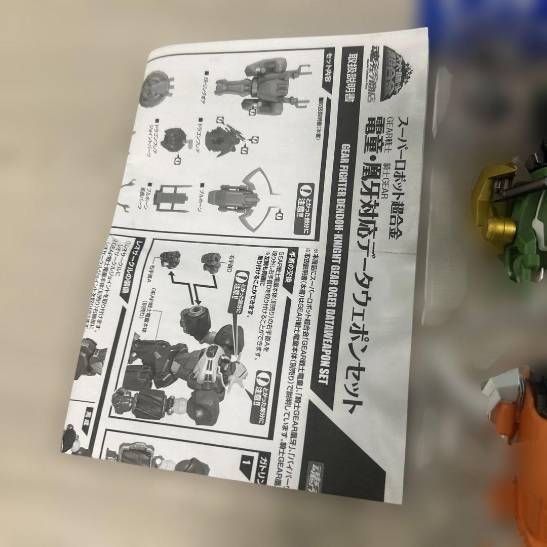 t861 スーパーロボット超合金 騎士凰牙 & データウェポンセット