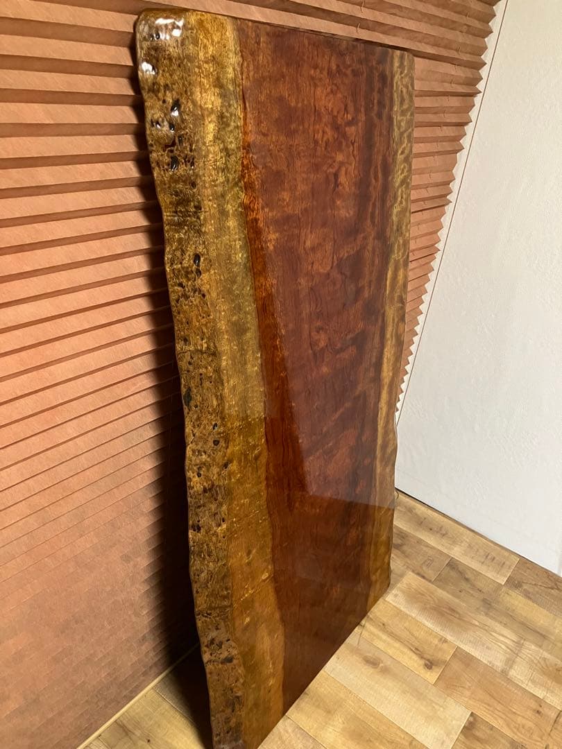 ブビンガ 1枚板 座卓 希少！