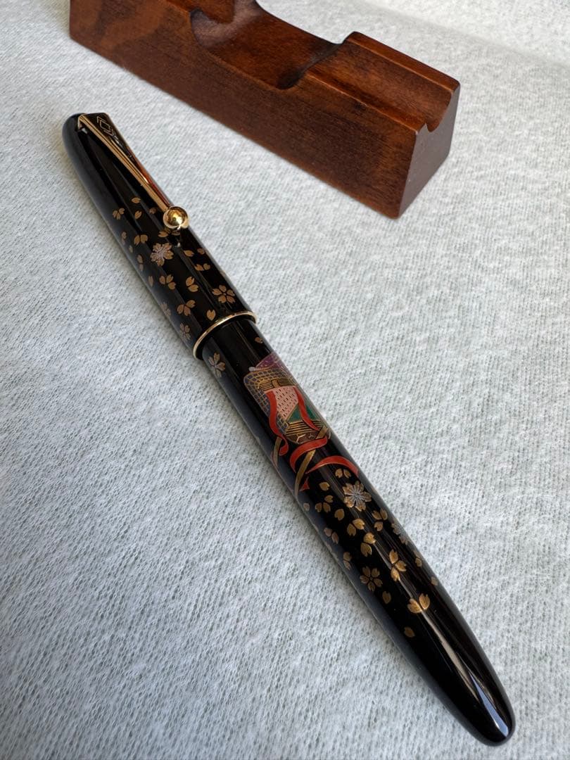 パイロット万年筆蒔絵、御所車