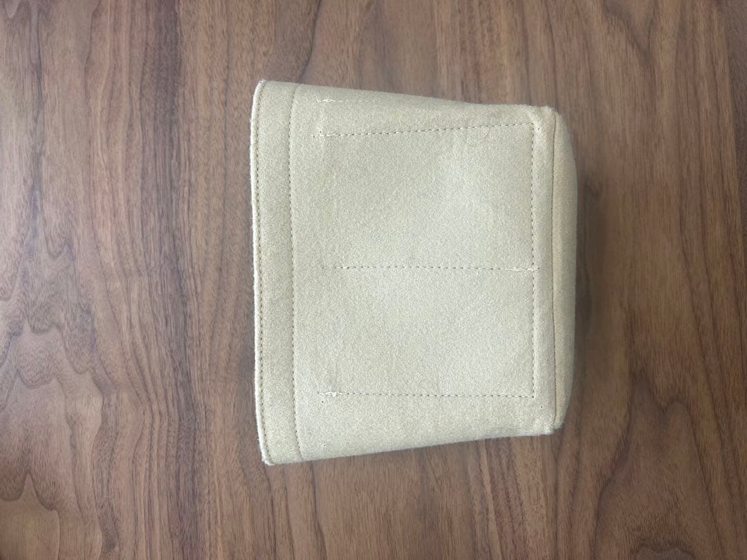 CELINE スモール バケット トリオンフ　キャンバス＆カーフスキン　タン