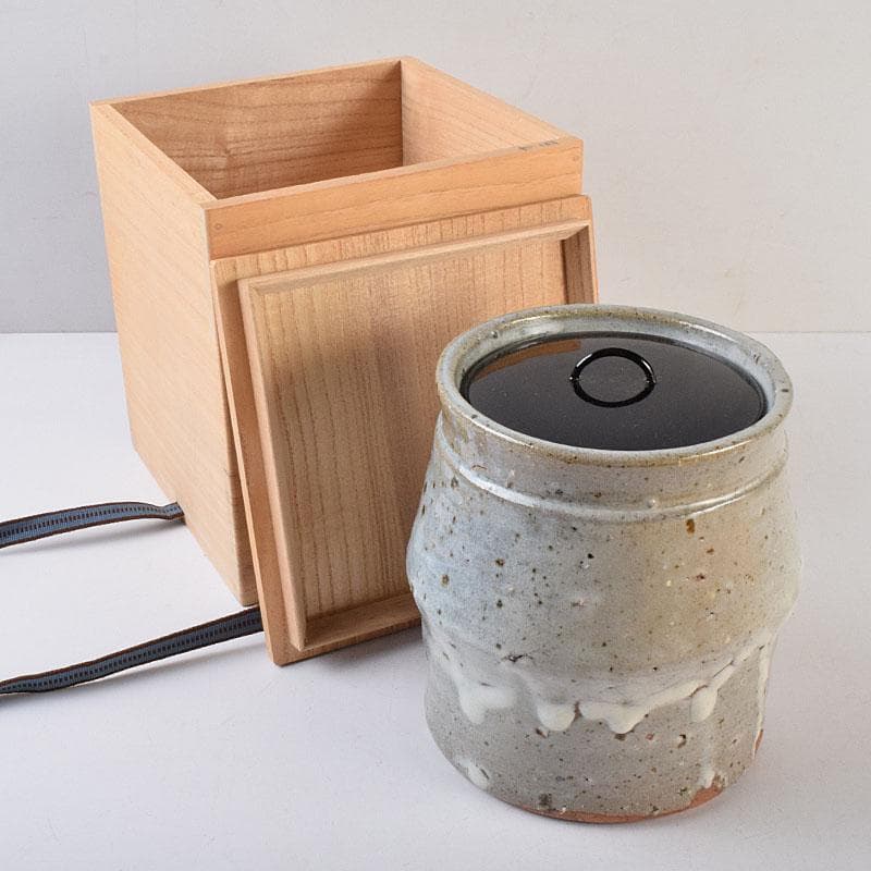 茶道具 白山窯 高山光作 水指 茶碗 共布共箱 C R8742