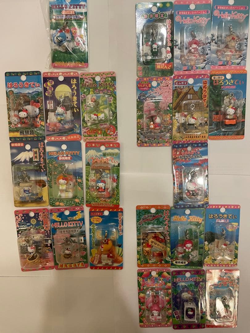 ハローキティ ストラップ 47都道府県制覇