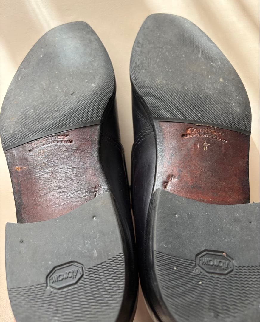 【CORTHAY コルテ】プレーントゥ レザーシューズ size:7 2/1