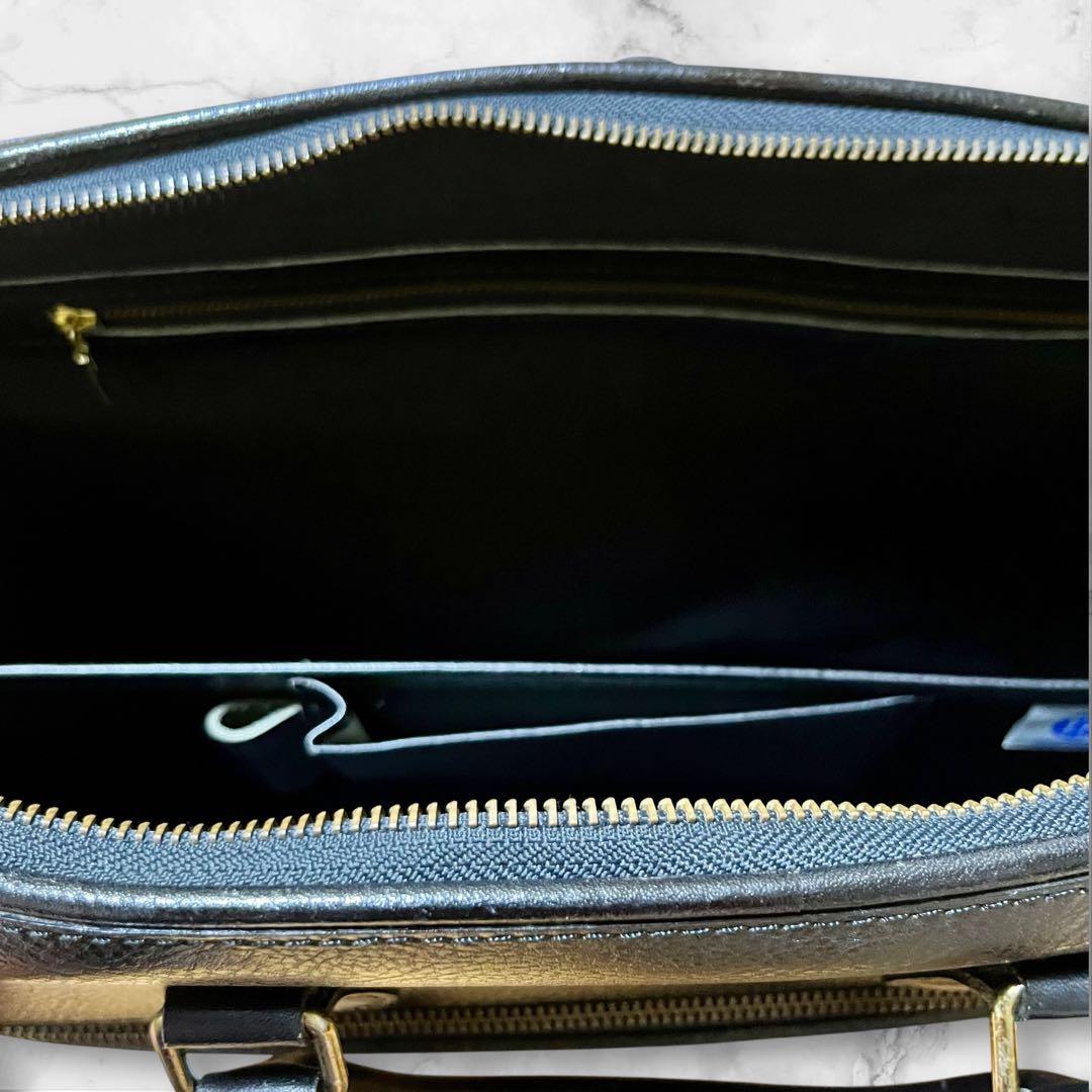 【美品】PORTER ポーター カミー ブリーフケース 革 ブラック