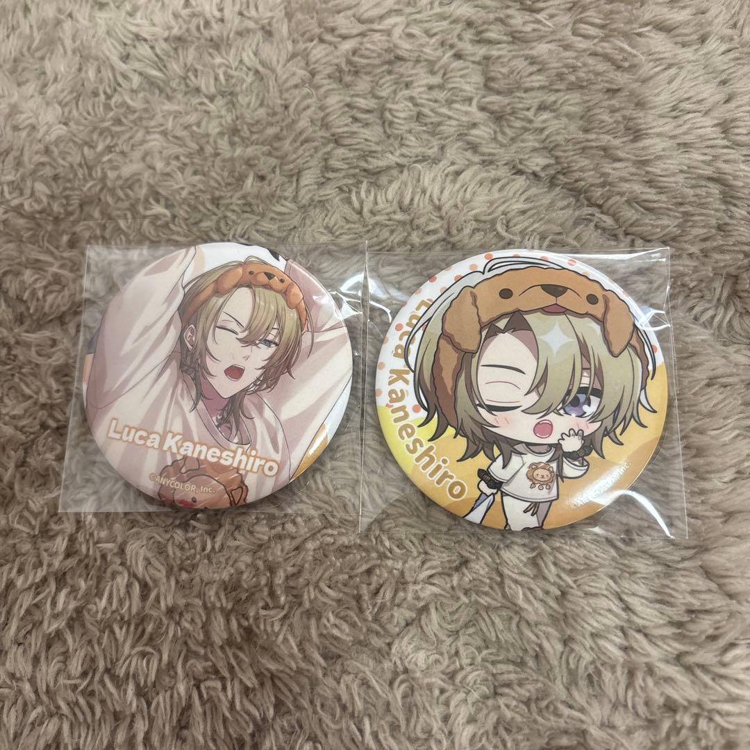 にじさんじEN ルカ カネシロ Luca 台湾 コラボカフェ 缶バッジ - メルカリ