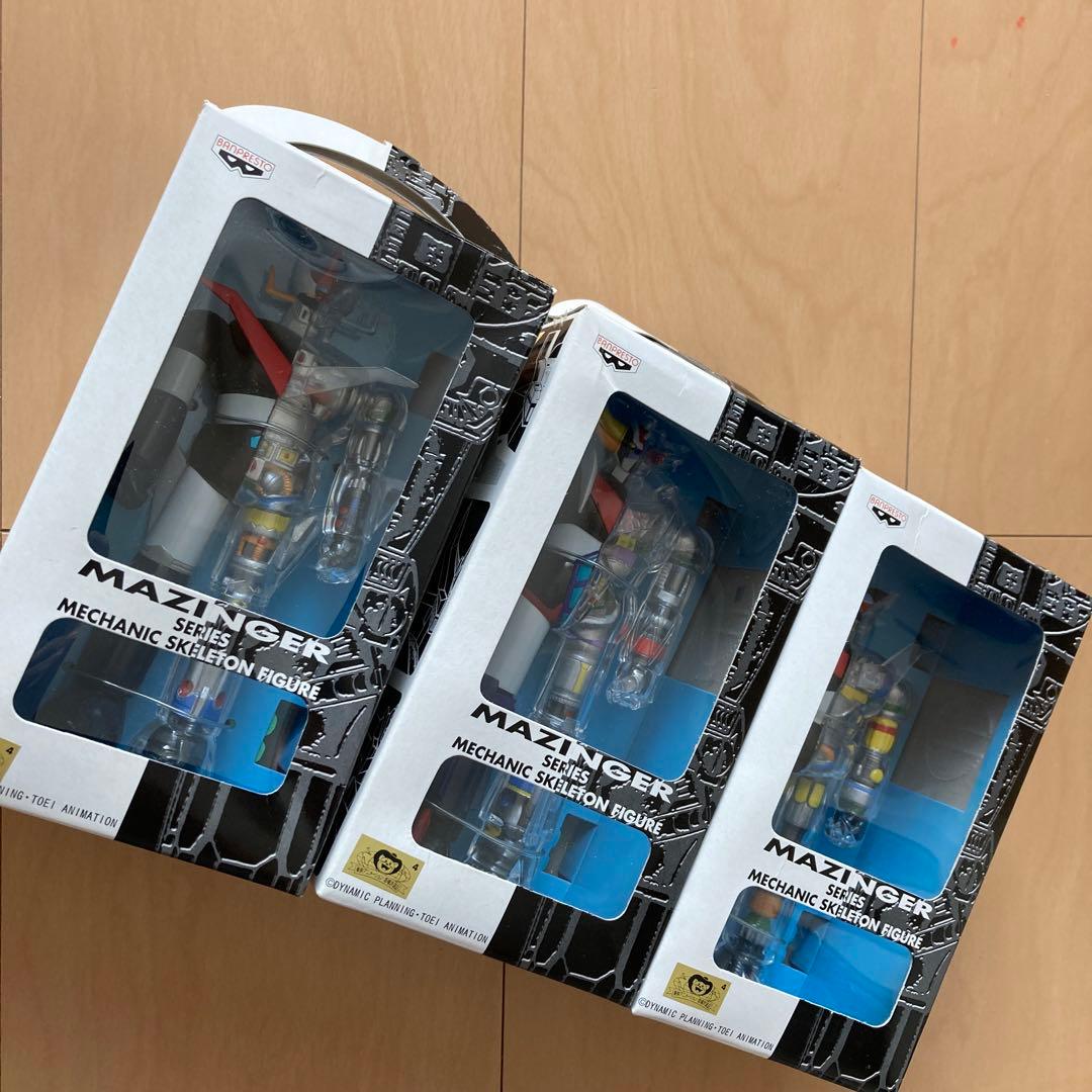 即購入ok!!】マジンガーシリーズ メカニック スケルトン フィギュア 全3種