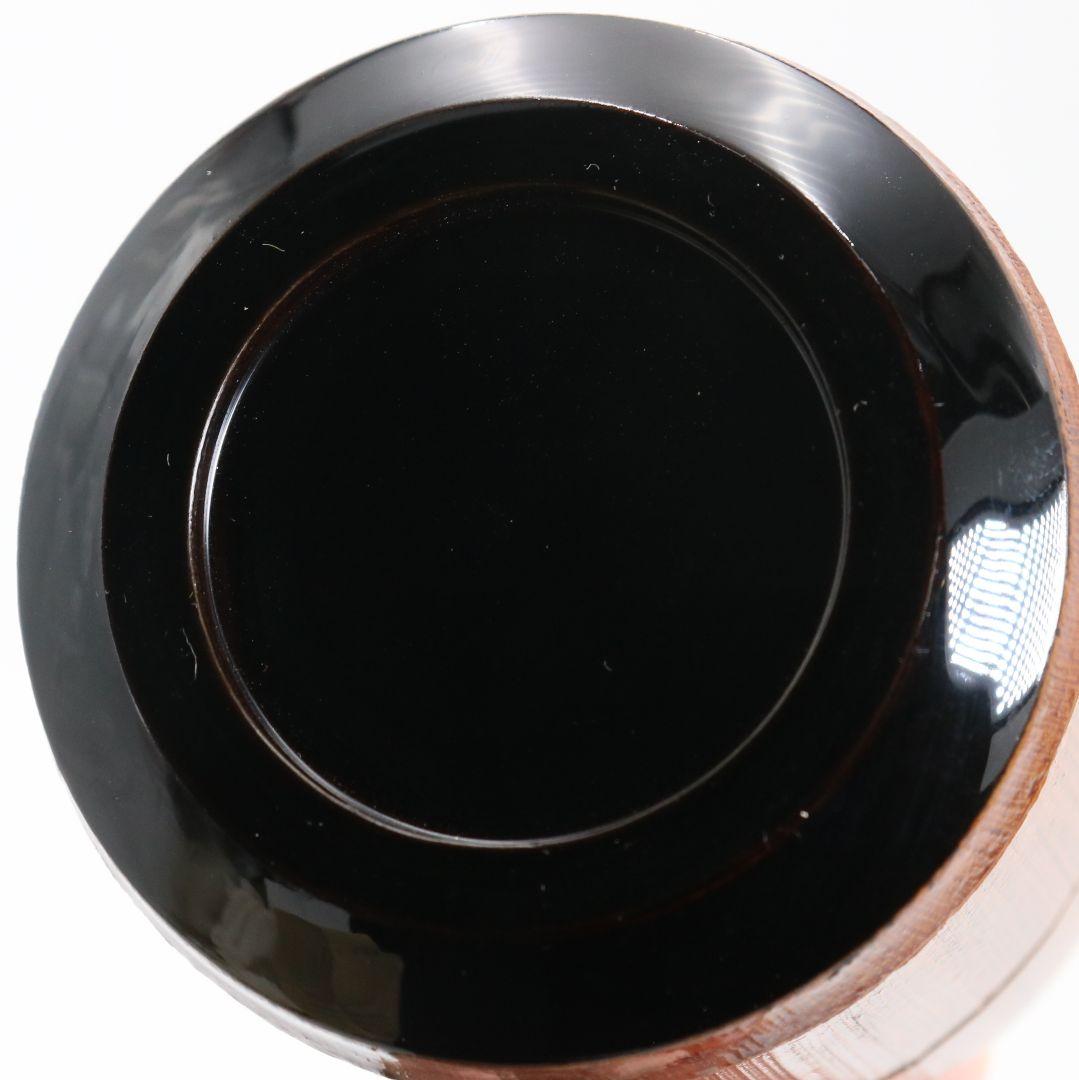 野村政寛(香庵)作 竹塗鈴虫蒔絵 雪吹 薄茶器 茶道具 共箱 V923