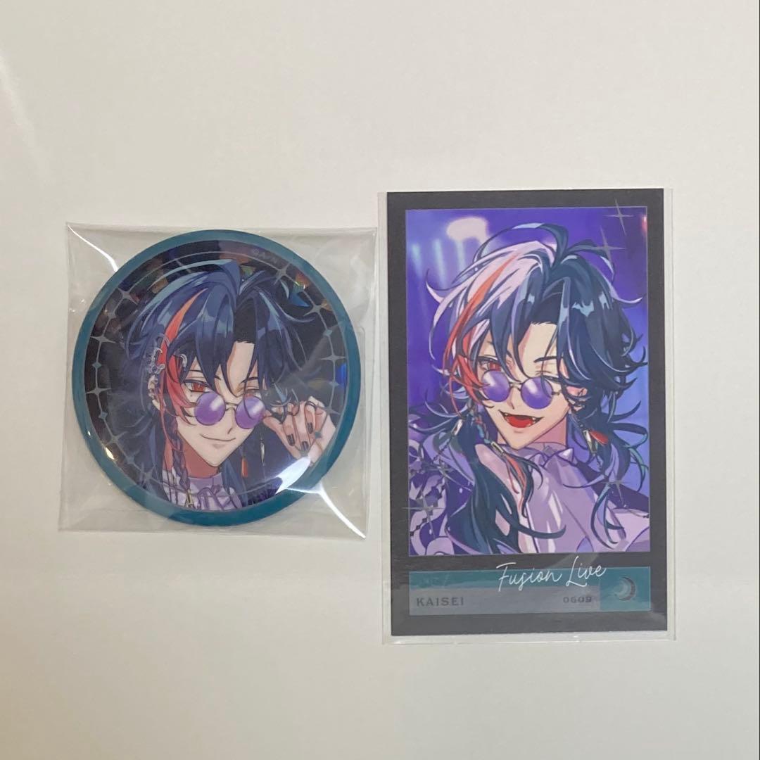 にじさんじ IMPACT チェキ 缶バッジ 魁星 ② - メルカリ