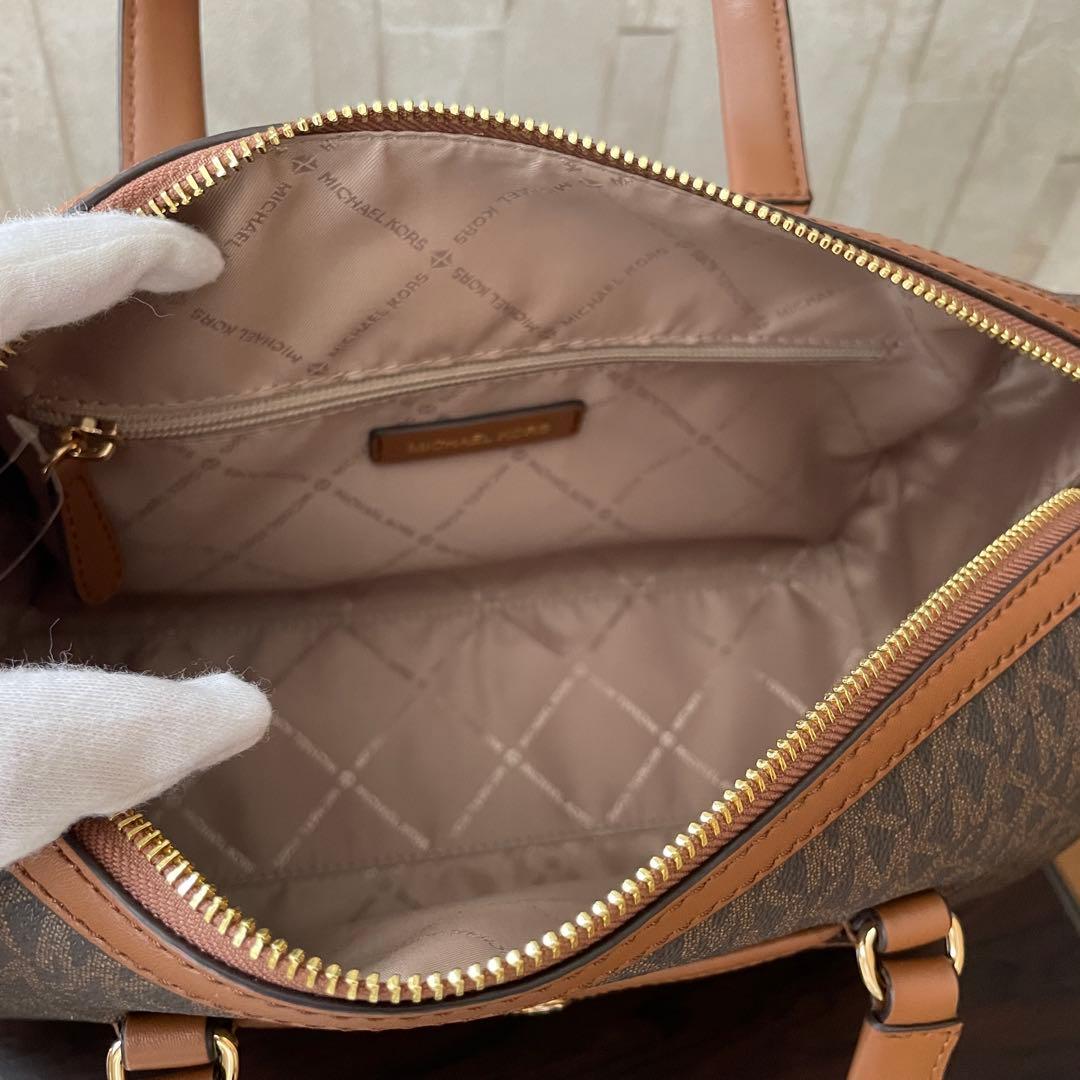 早い者勝ち！訳あり新品 MICHAEL KORS ハンドバッグ ブラウン