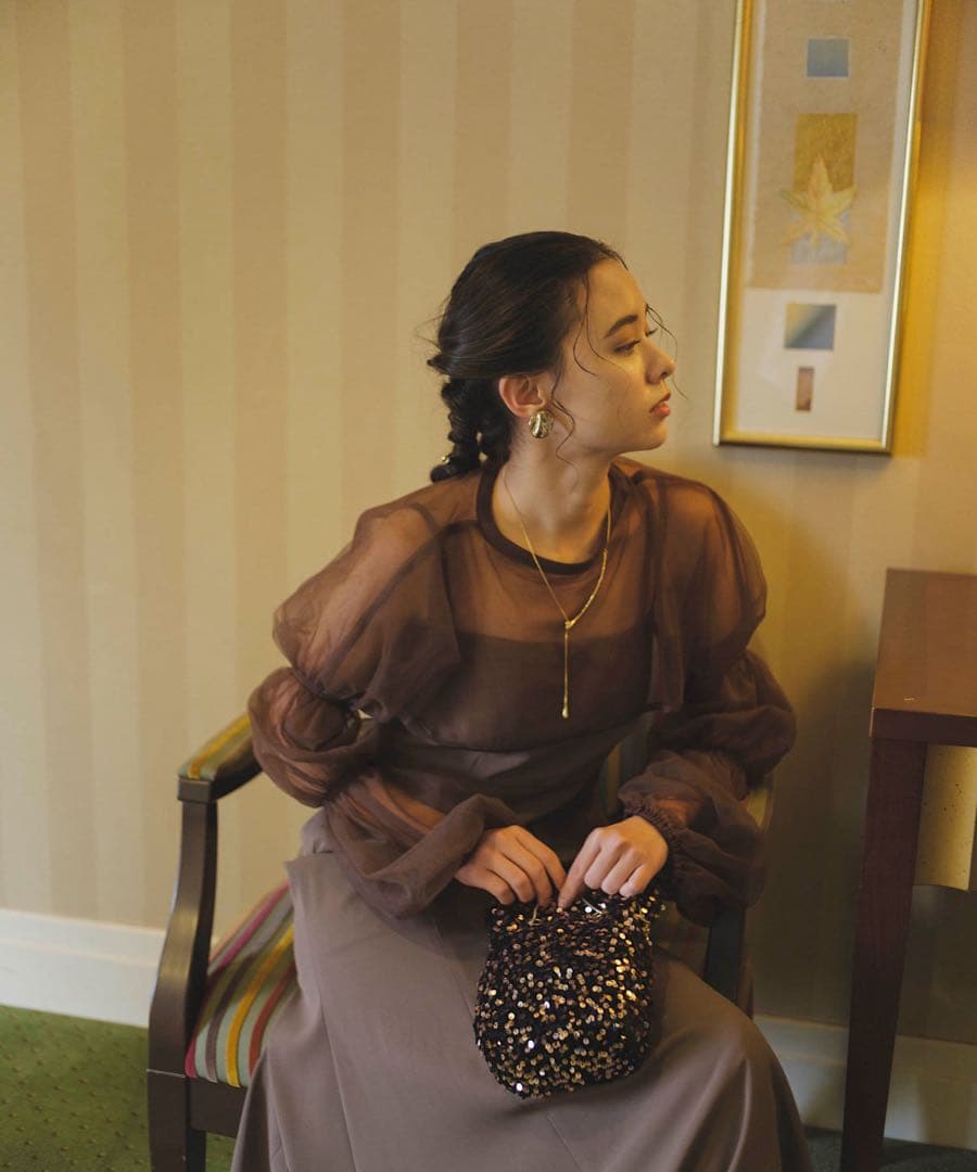 m*i様 kastane Tulle layered bare dress ブラ