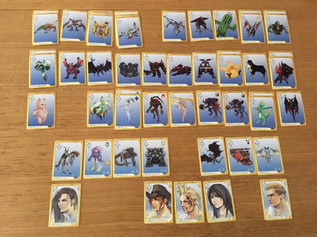 ファイナルファンタジー8 初版　オフィシャルゲームカード&トレーディングカード