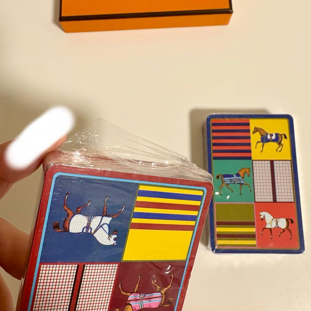 HERMES 馬柄 トランプセット