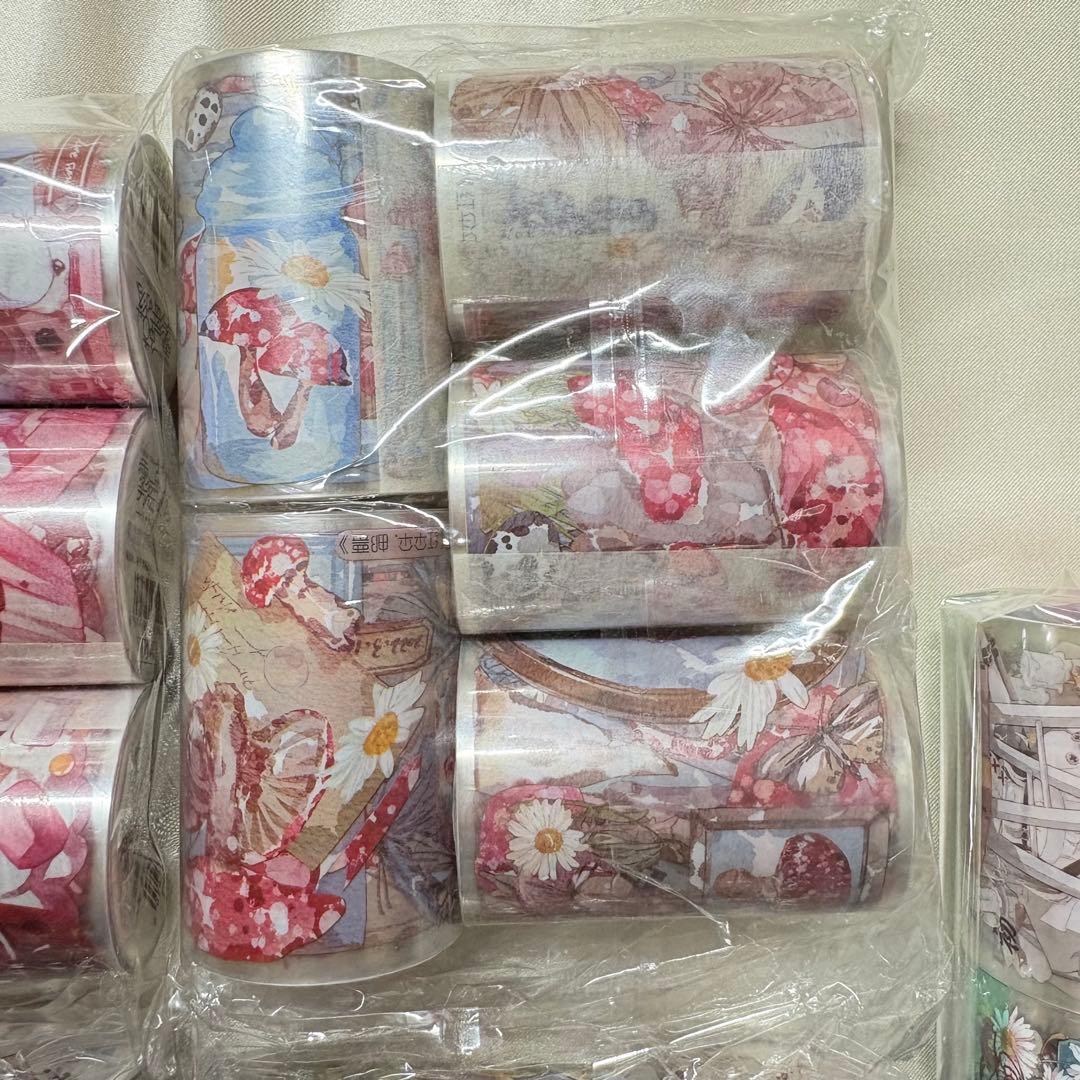 コラージュ素材 まとめ売り 紙もの　メモ 80サイズ段ボールいっぱい