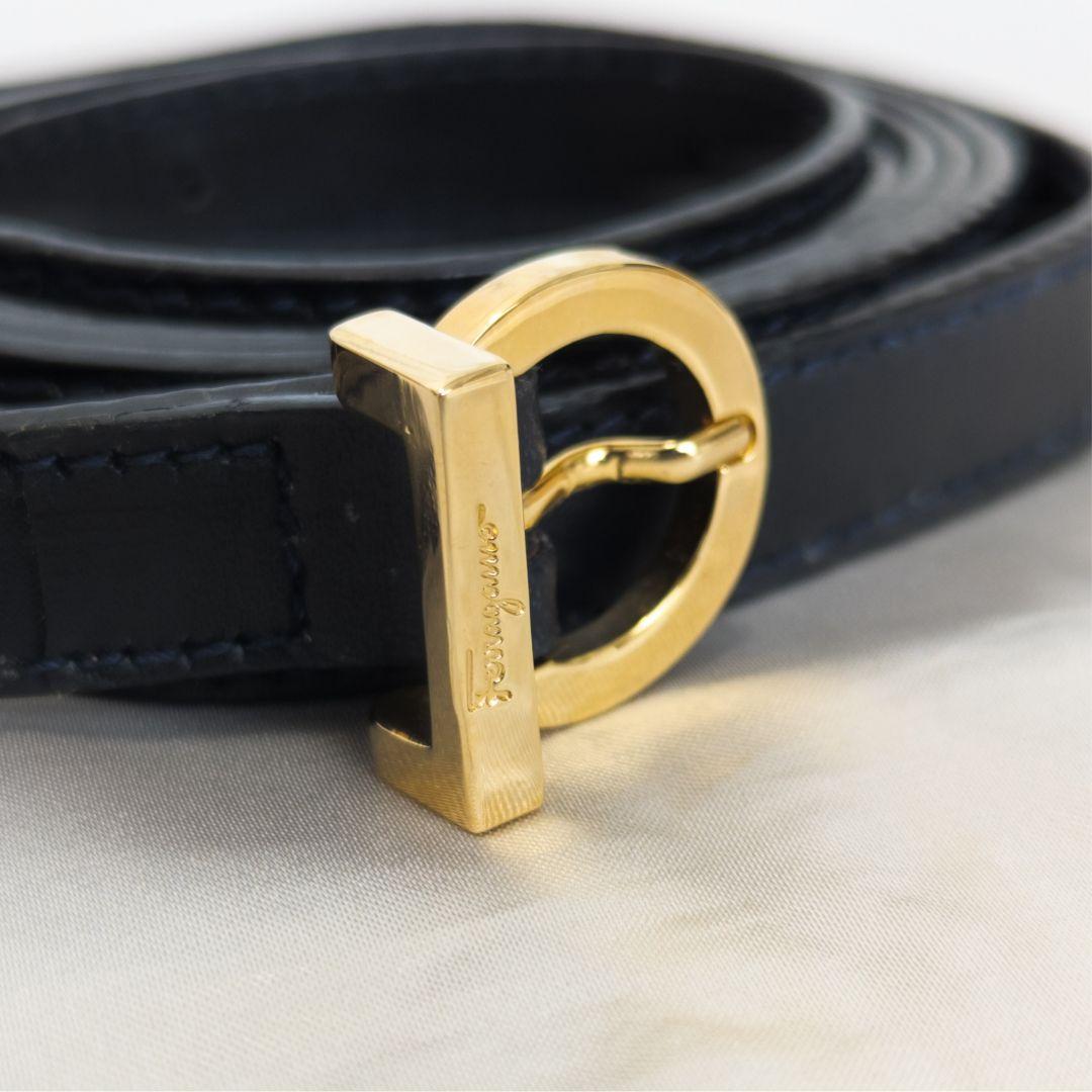 【美品】 Ferragamo ヴァラリボン ハンドバッグ 2Way パーティー