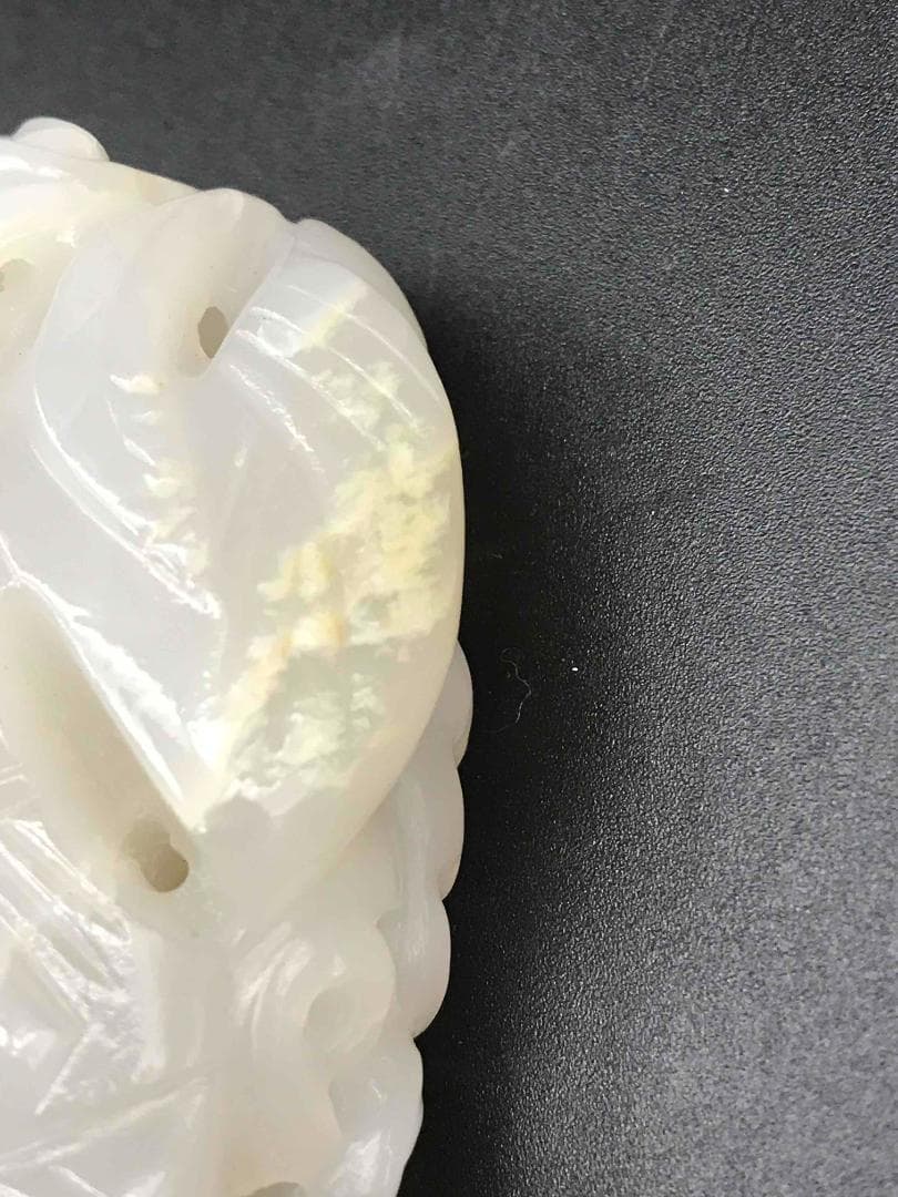 清乾隆時代 和田玉 童子佩 純和田玉彫り 古玉石 白玉 時代物 賞