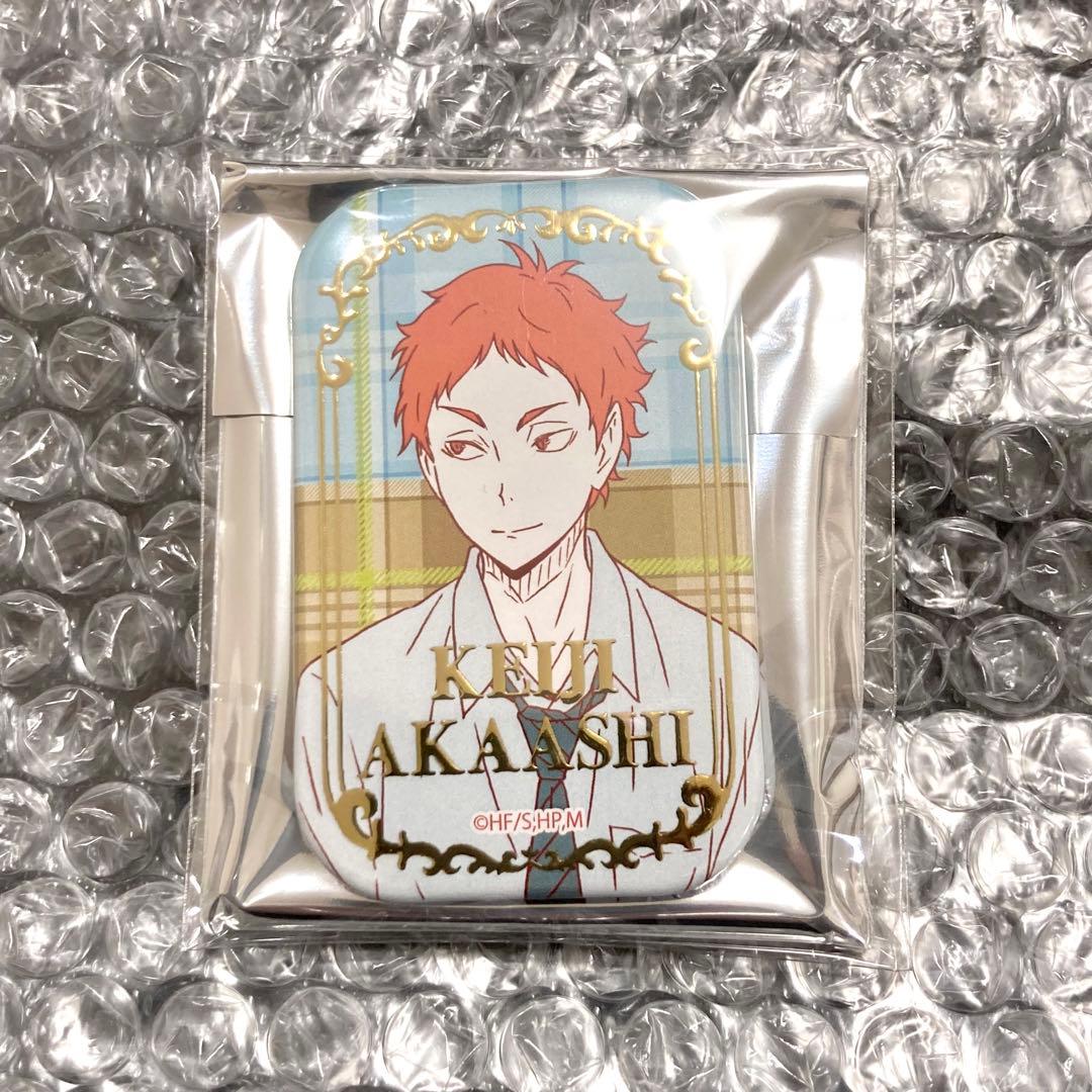 ハイキューセブンネット限定スクエア缶バッジ2点セット赤葦