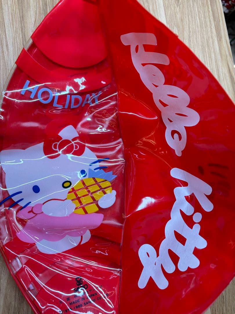 未使用品 レトロ 旧タカラ ハローキティ ビーチボール 40センチ