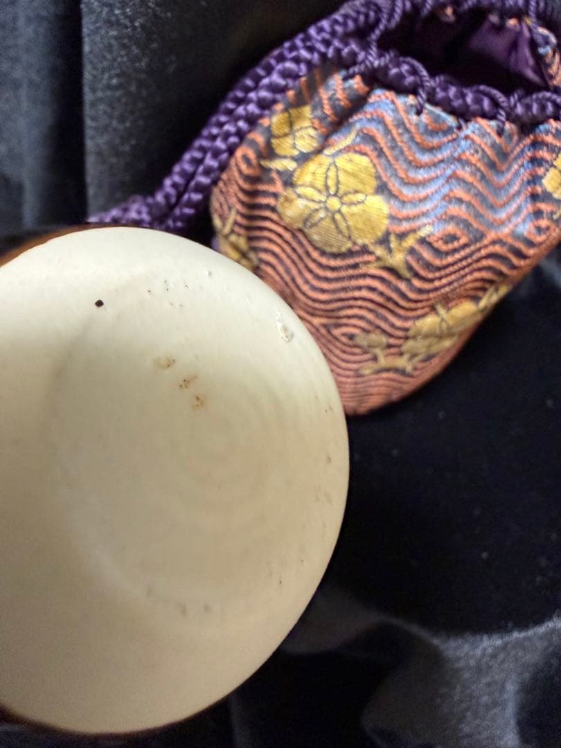 桶谷定一 陶器茶道具 骨董品 茶入れ 茶道具 直径5.5cm×高8cm