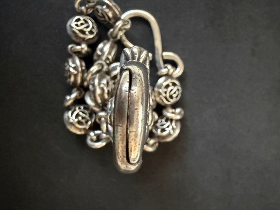 クロムハーツ　ウォレットチェーン ベルトループ　1ZIPウォレット　フローラル