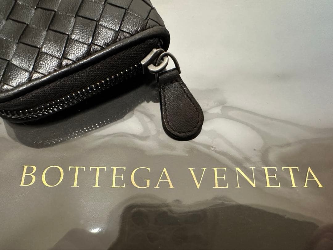 【付属品付】ボッテガヴェネタ イントレチャートケース/ラム/黒1️⃣✨✨