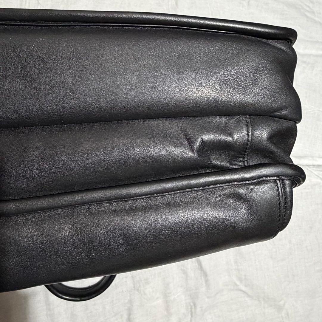 ◎良品　TUMI 96130D4 レザー ビジネスバッグ ブラック