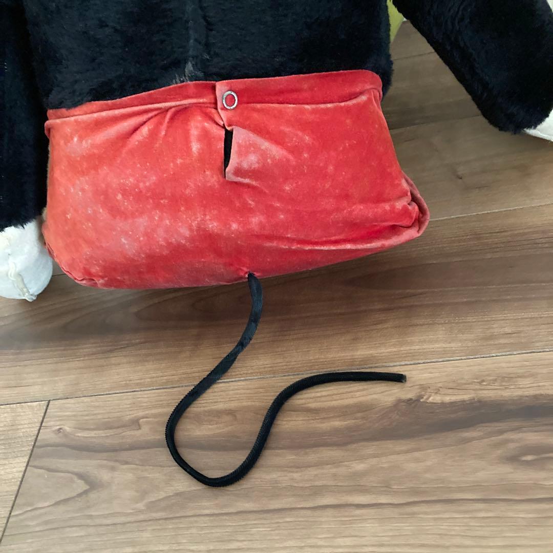 ミッキーマウス　ビッグぬいぐるみ　ヴィンテージ　レア