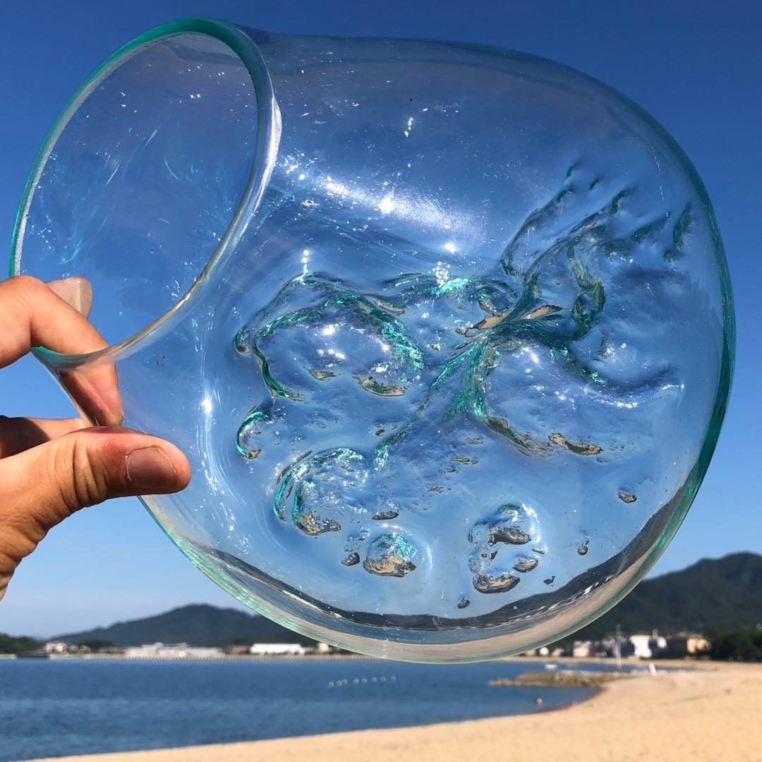 流木ガラス オブジェ特大A 花瓶 金魚鉢 ガーデニング テラリウム 観賞