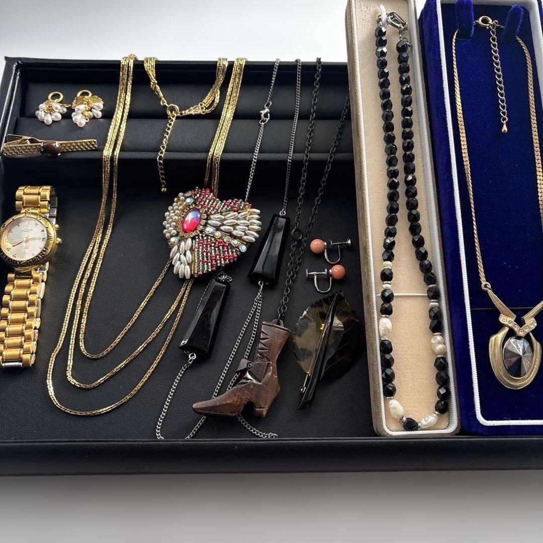 遺品整理・生前整理品］金 ゴールドチェーン ネックレス 腕時計