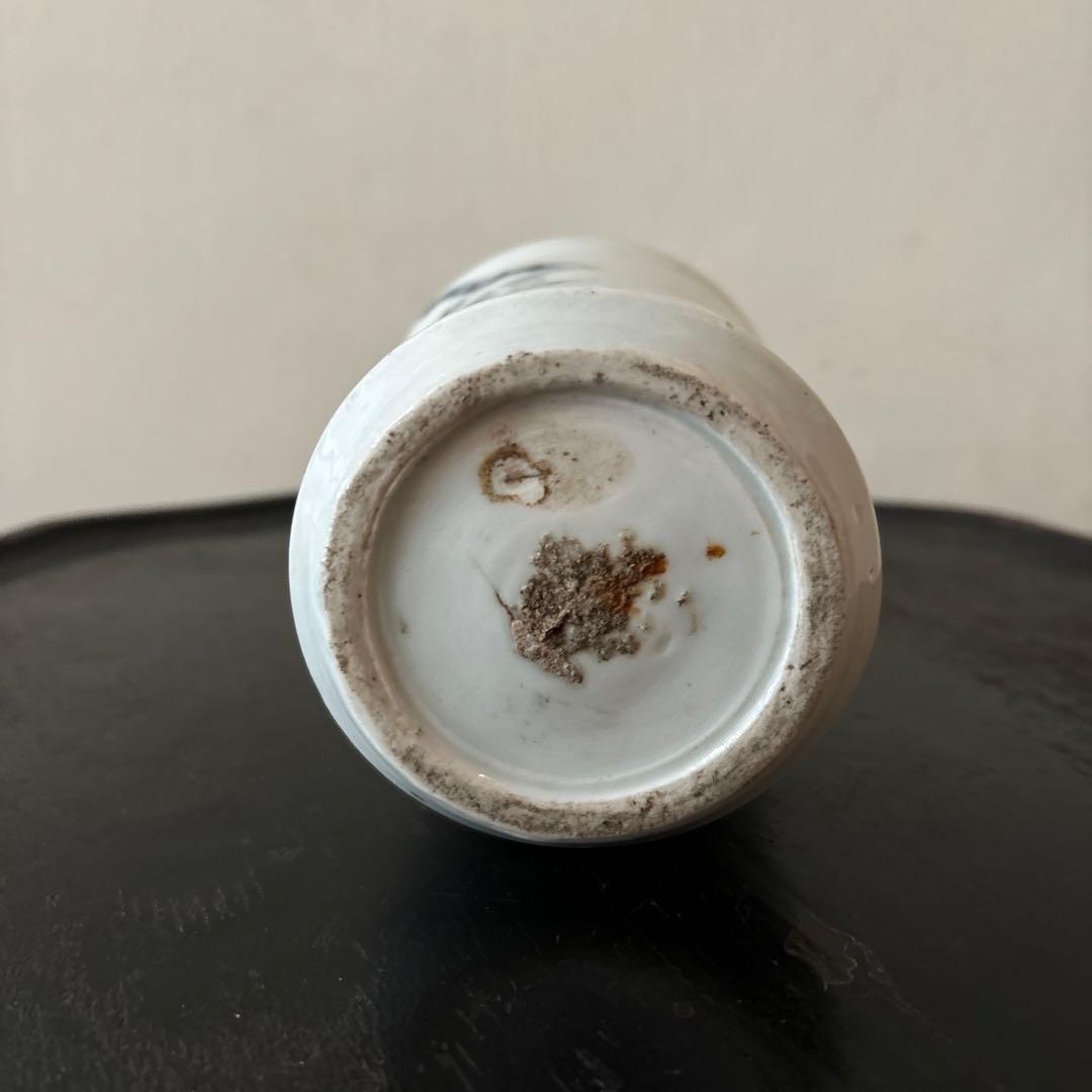 蝋燭徳利 古伊万里 油壷 酒器 花入 保命酒 骨董 岩谷焼 検;白洲正子 李