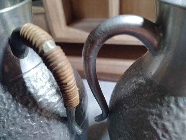 八幡製鉄株式会社　マルエス　満三十◯◯　読めないです　錫　酒器セット