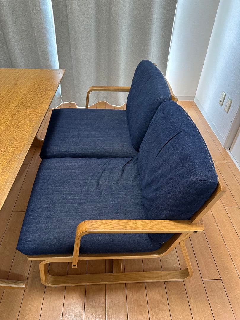 【引取り限定】無印ダイニングテーブル、チェアセット　９月２５日までに引き取り