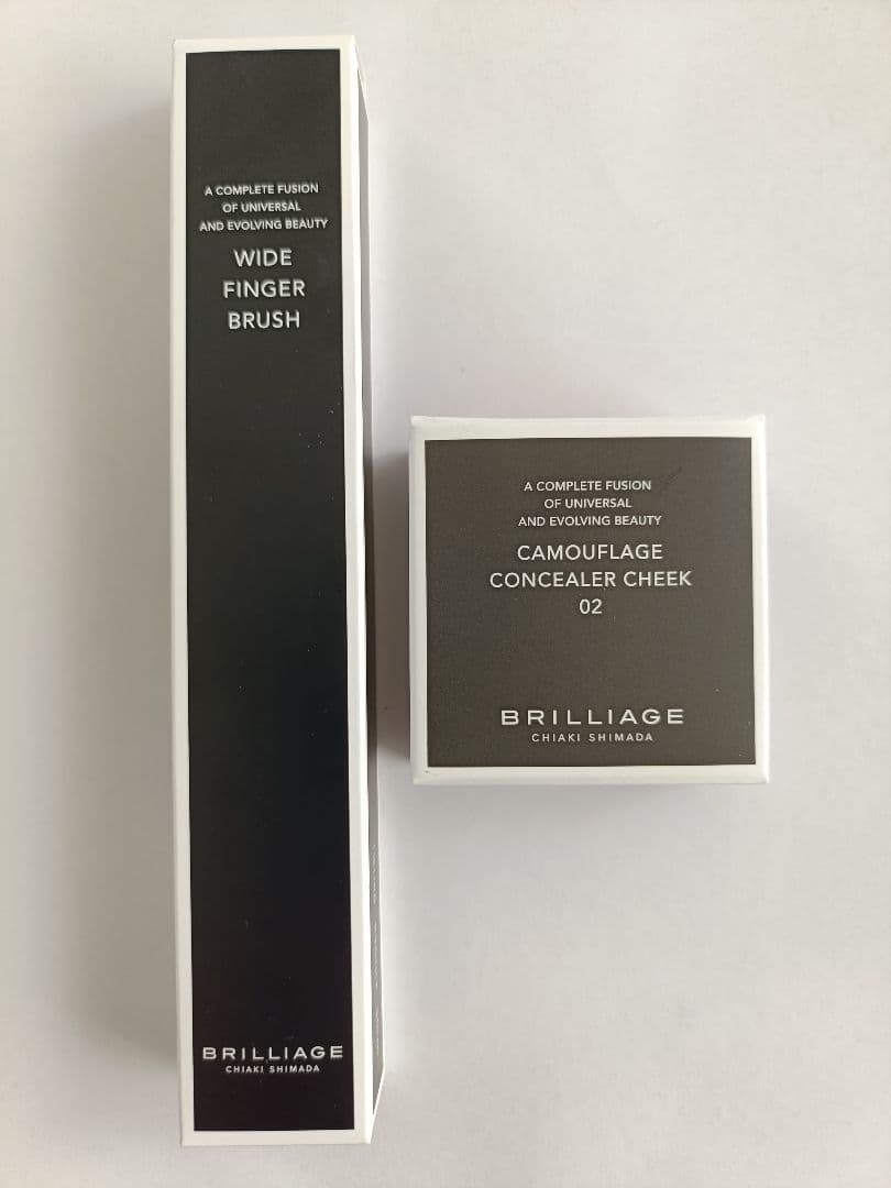 ブリリアージュ コンシーラーチーク02&ワイドフィンガーブラシセット