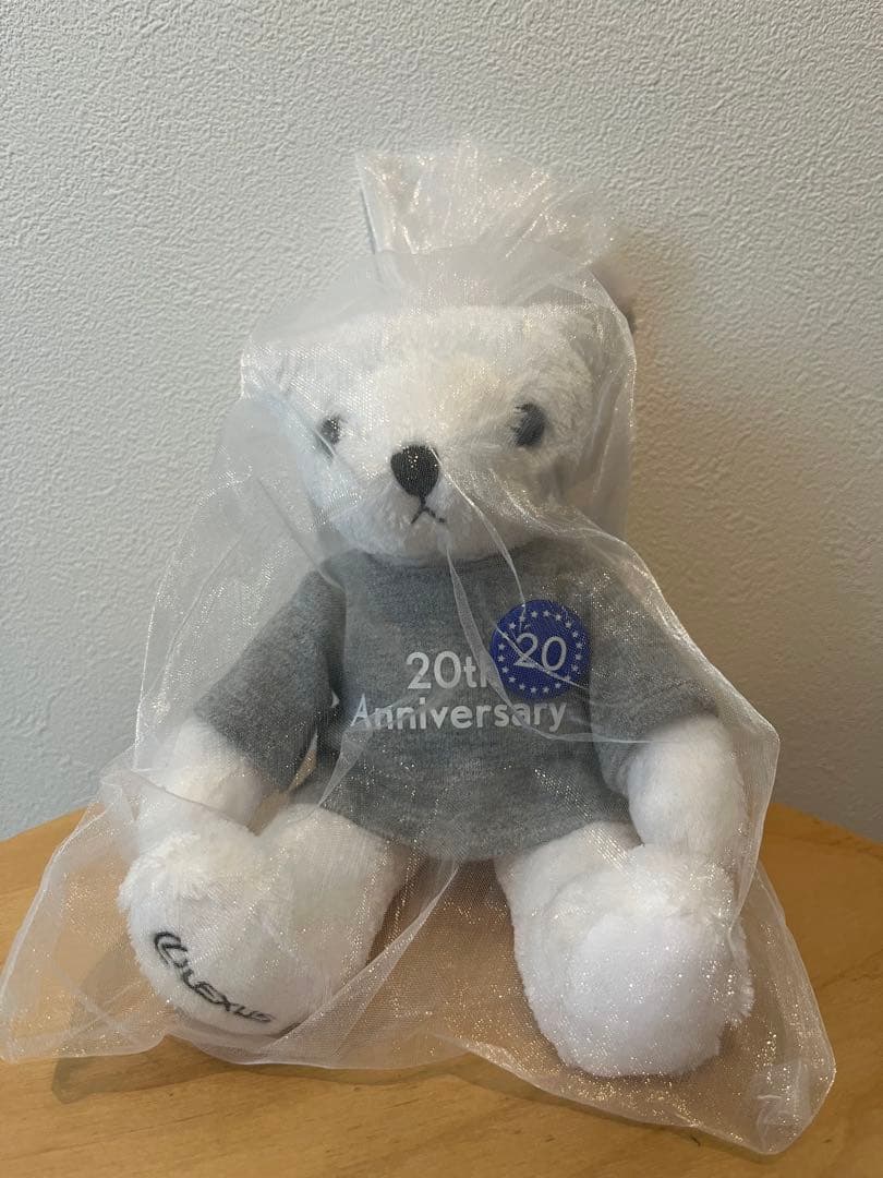 レクサス 20thアニバーサリー テディベア 白 ホワイト 20周年 LEXUS