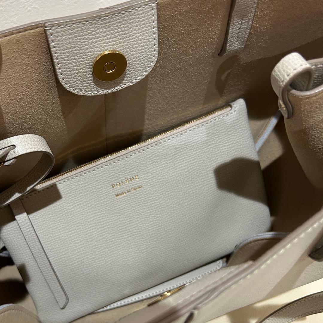 POLENE cyme mini チョーク テクスチャード