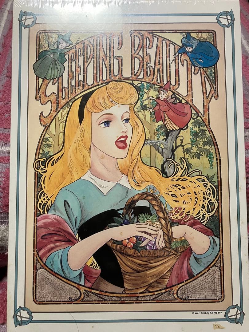 ディズニー 眠れる森の美女 オーロラ姫 ジグソーパズル 1000ピース レトロ