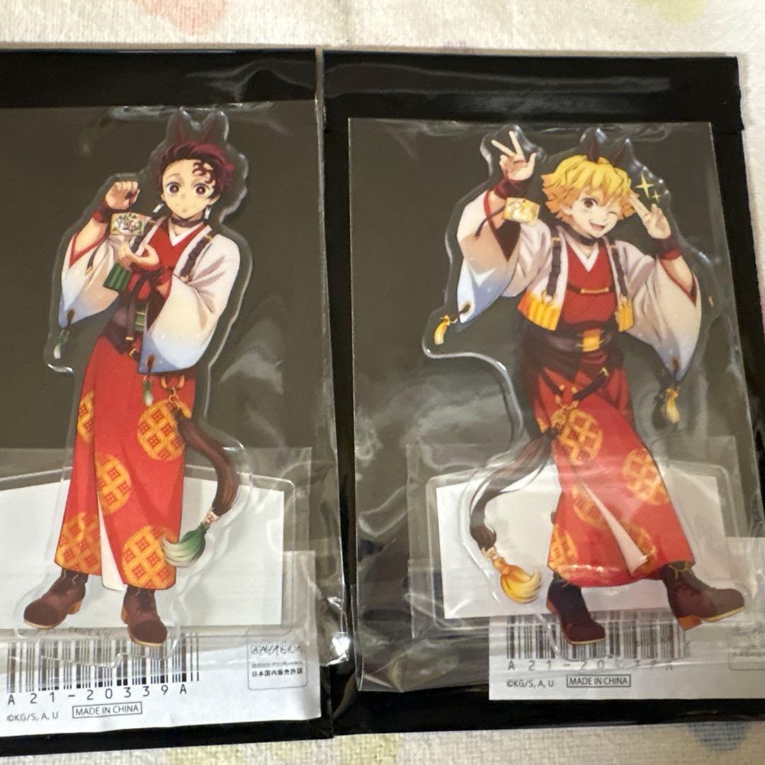 鬼滅の刃 干支 午年 アクリルスタンド 竈門炭治郎 我妻善逸 - メルカリ