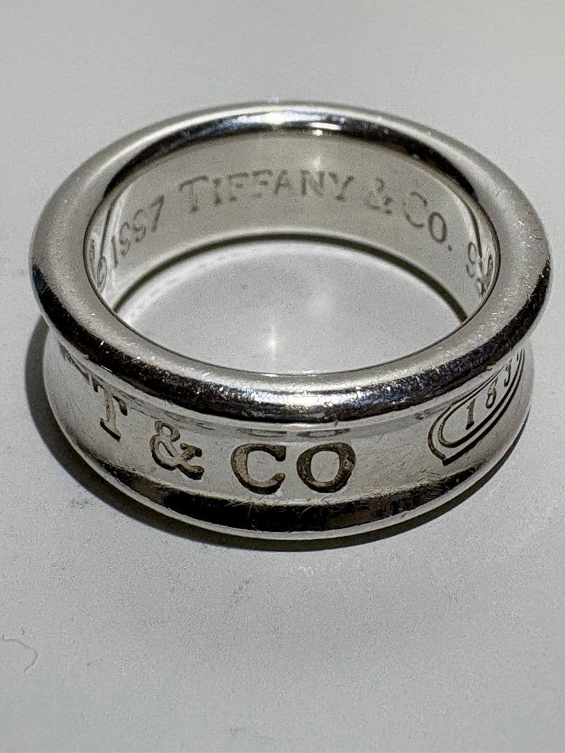 ティファニー1837ナローハンドリング サイズ棒:約9号【箱/ポーチ付】