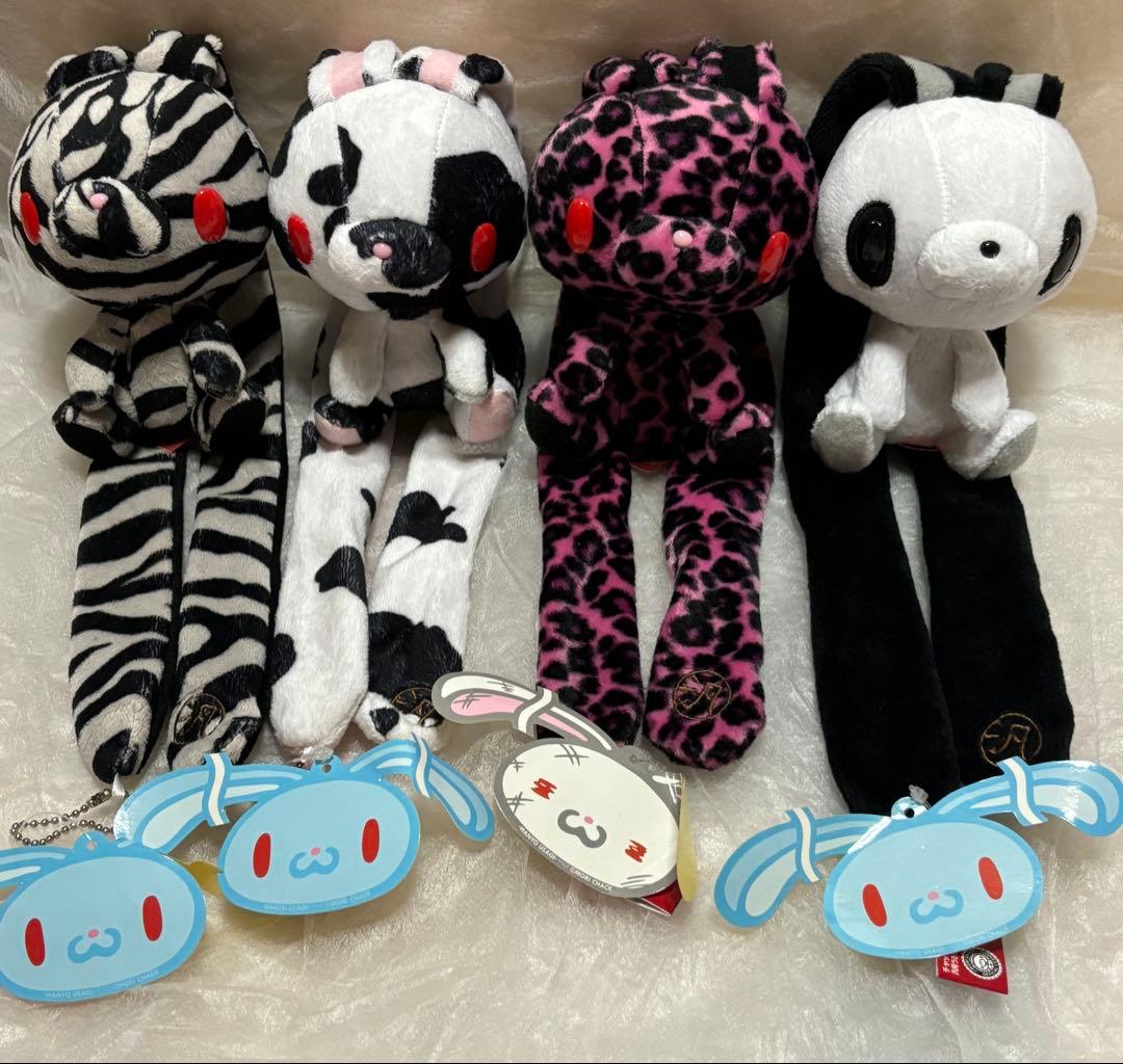 チャックスGP 汎用うさぎ　アニマルミックスマスコット　4体セット