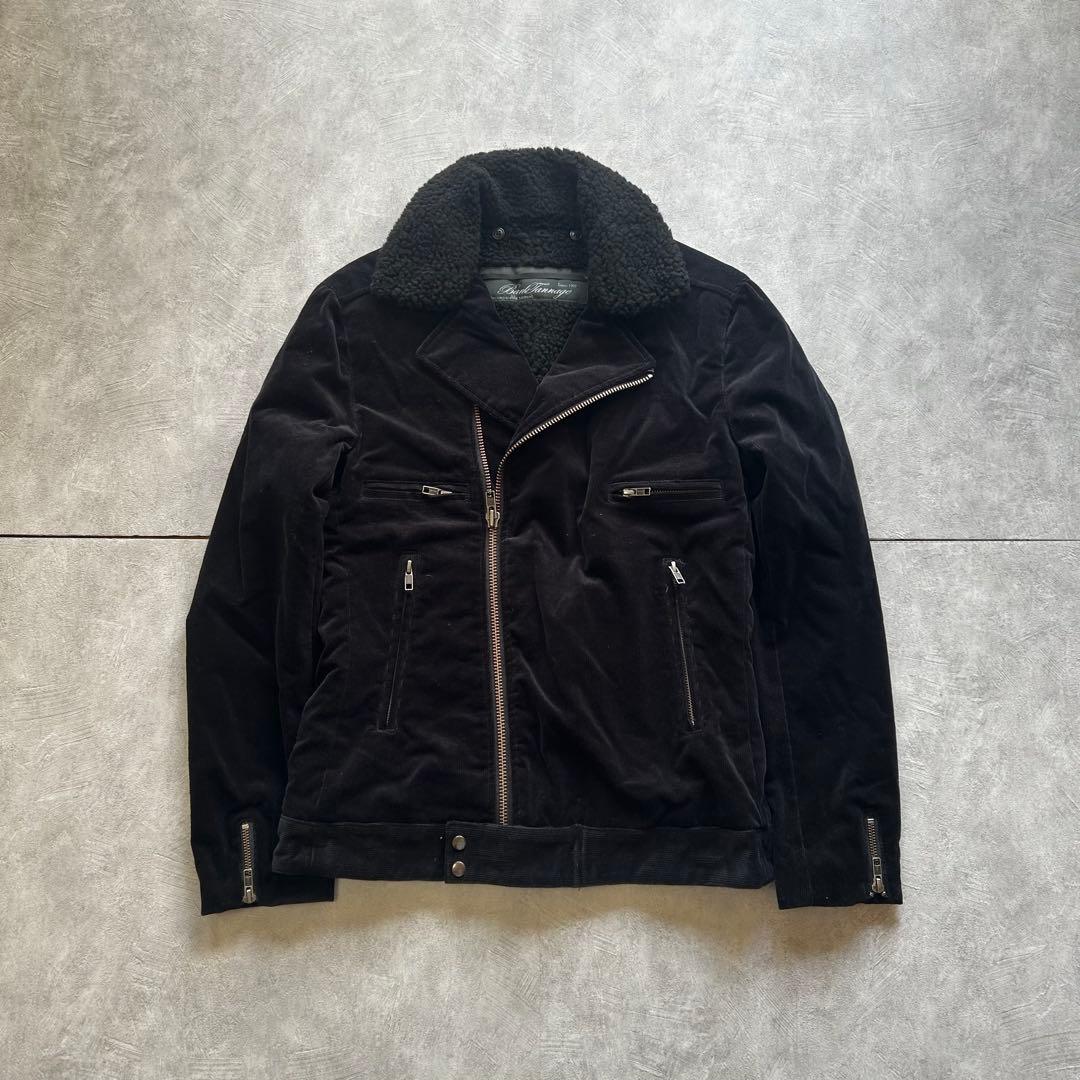 grunge riders corduroy jacket y2k black - メルカリ