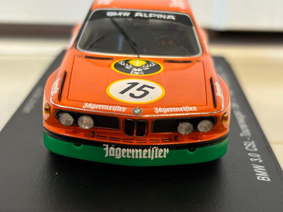BMW 3.0CSL EM3 ニュル イエガー ‘93ミニカー Spark 43
