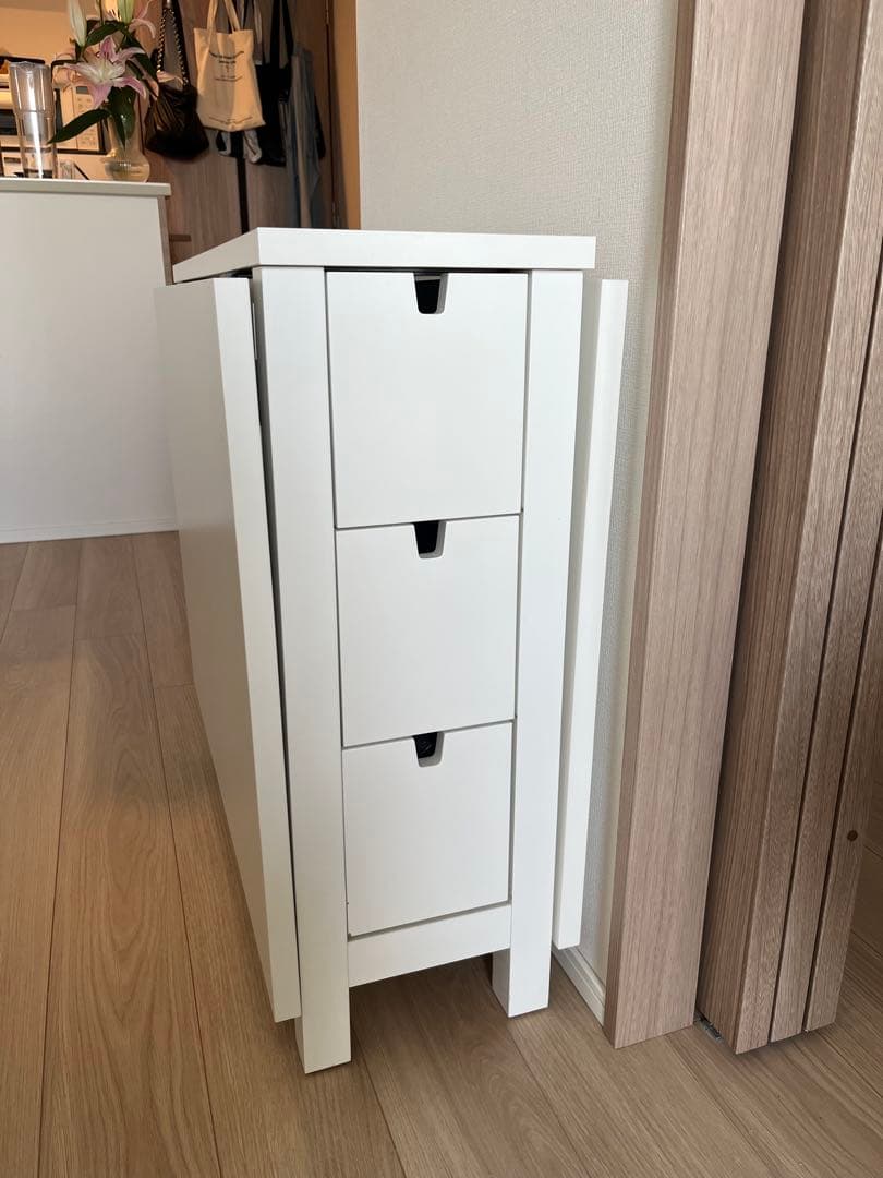 *ICORA* IKEA NORDEN 折り畳みテーブル　ホワイト