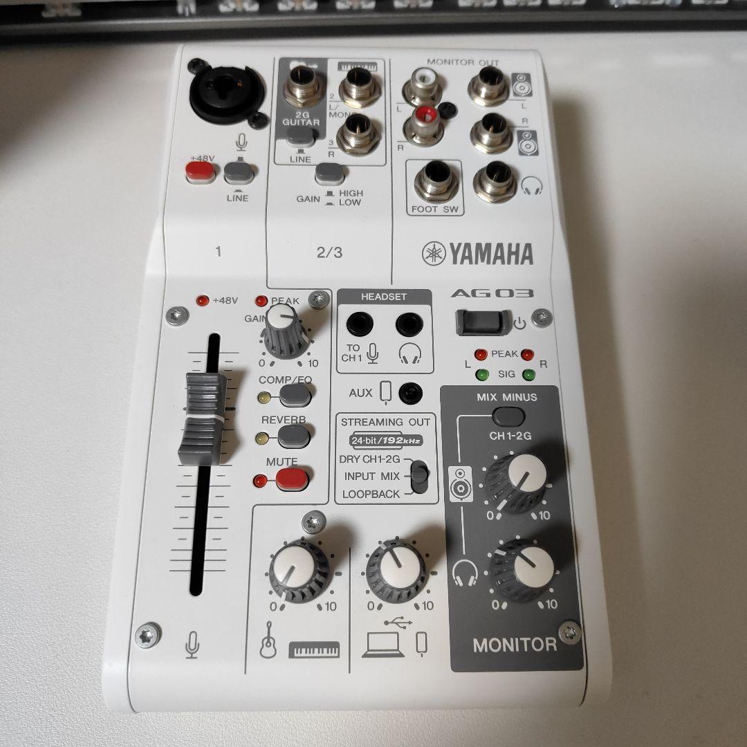 YAMAHA AG03mk2 at2020 マイク セット - メルカリ