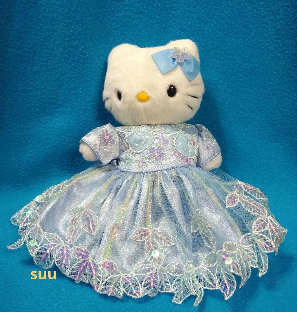 激レア♡ハローキティのぬいぐるみ♡刺繍とスパンコールドレス♡エルマン社2000