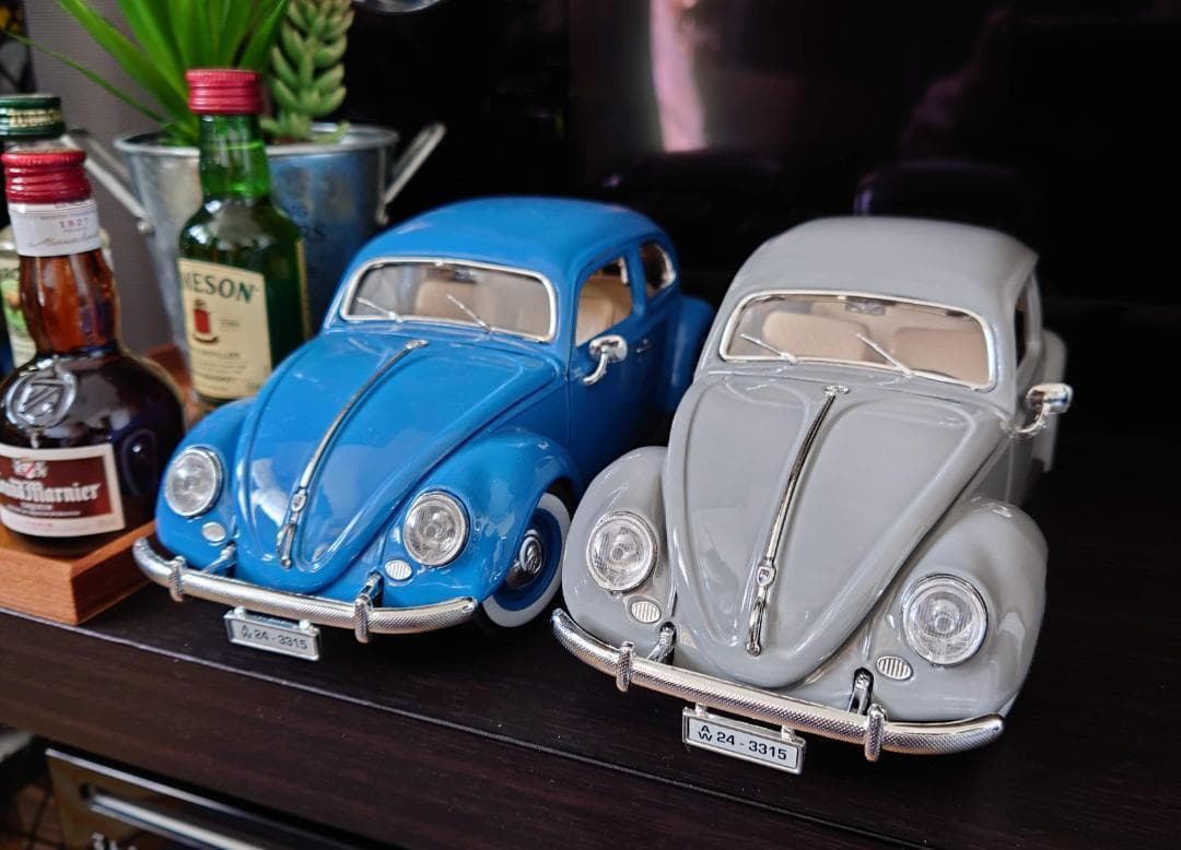 1/18 フォルクスワーゲン ビートル グレー VW BEETLE 1955